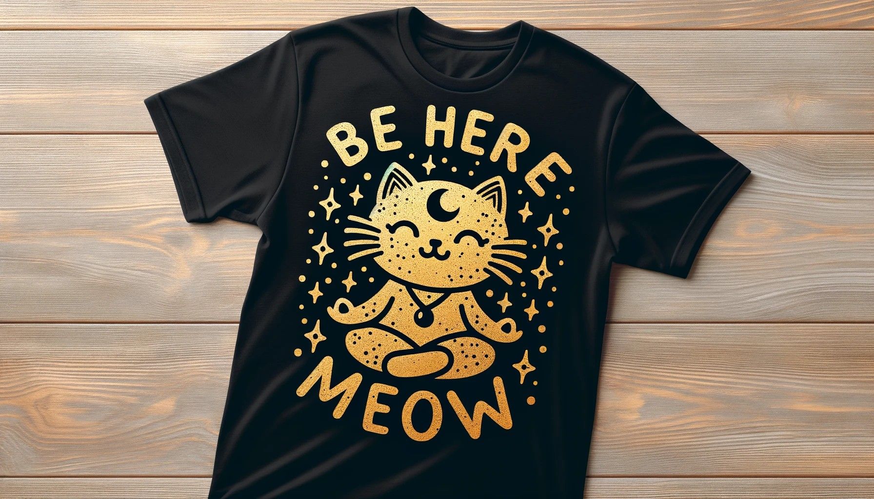 Be Here Meow t-shirt