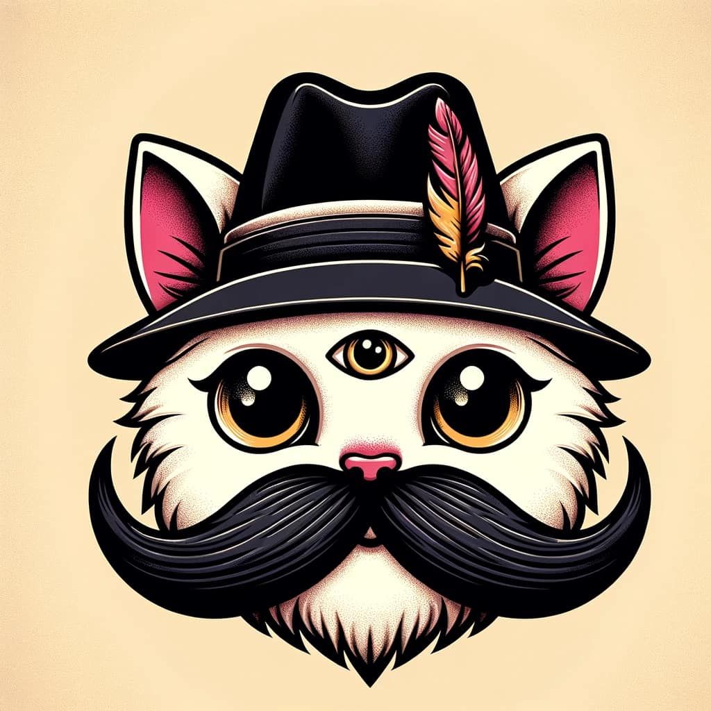 Illustrated portrait of Miko Meow